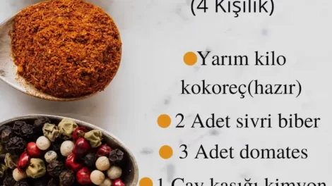 Evde Kokoreç Yapmak İcin Gerekli Malzemeler