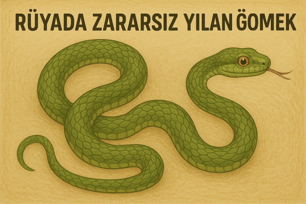 rüyada zararsız yılan görmek