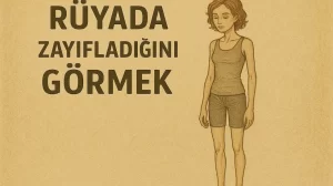 rüyada zayıfladığını görmek