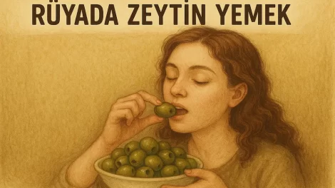 rüyada zeytin yemek