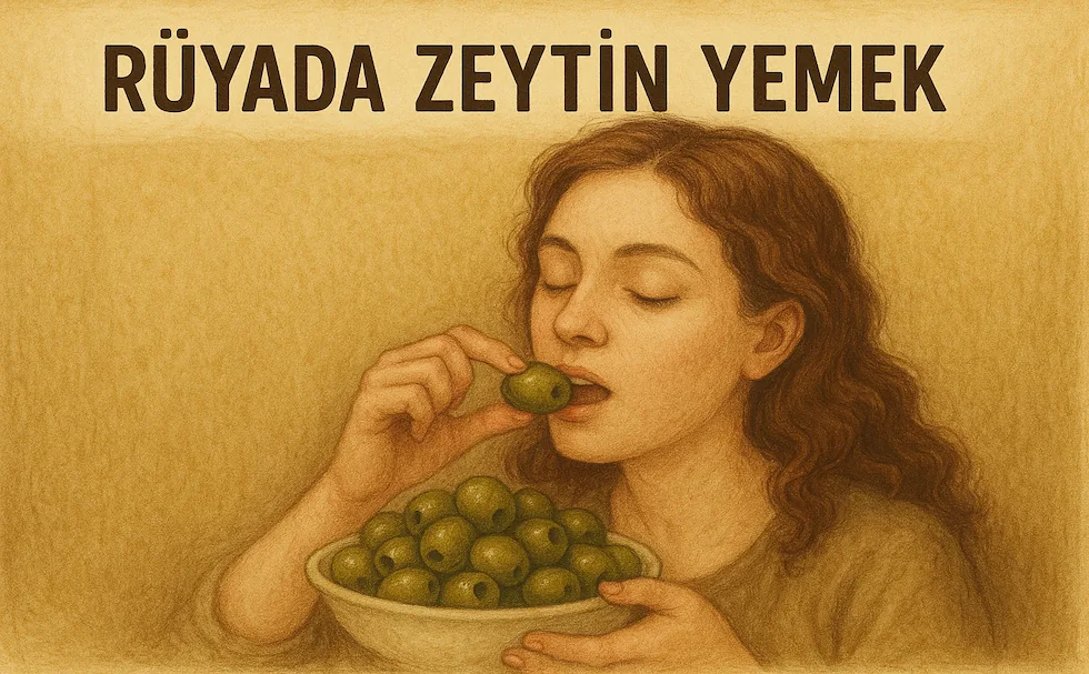 rüyada zeytin yemek