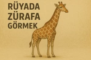 rüyada zürafa görmek