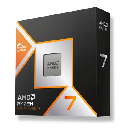 AMD Ryzen 7 9800X3D işlemci kutusu – üretici görseli