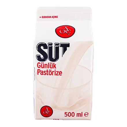 Atatürk Orman Çiftliği günlük pastörize süt 500 ml karton kutu