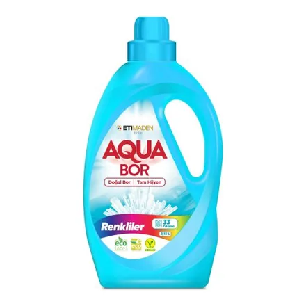 AquaBor Sıvı Çamaşır Deterjanı Renkliler 2,15 litre