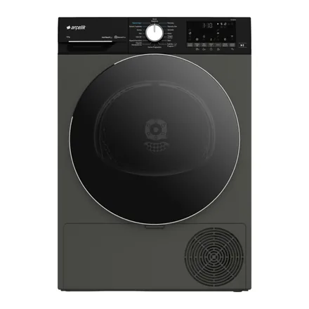 Arçelik 1011 KMP IG 10 kg ısı pompalı kurutma makinesi, Manhattan Grey