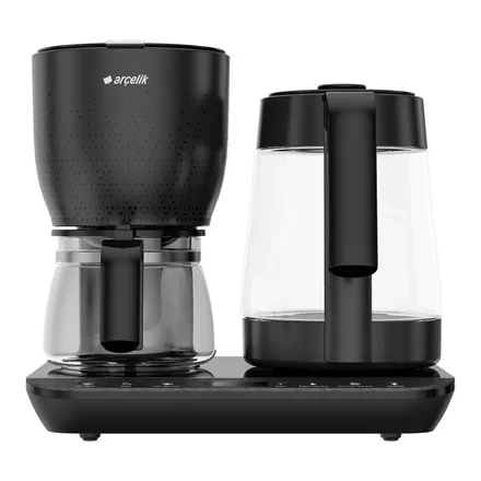 Arçelik CFM 9649 S otomatik çay ve filtre kahve makinesi