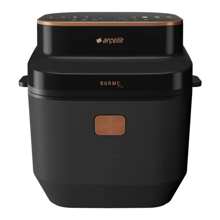 Arçelik FR 9374 Gurme SteamFry buhar destekli airfryer, siyah gövde