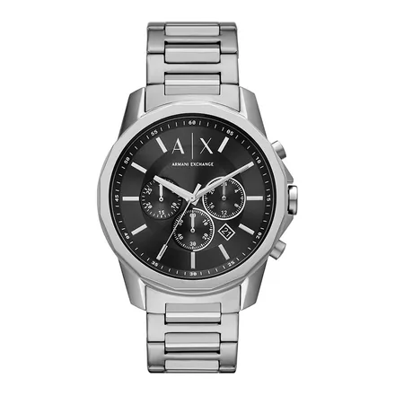 Armani Exchange Banks AX1720 siyah kadranlı kronograf erkek kol saati