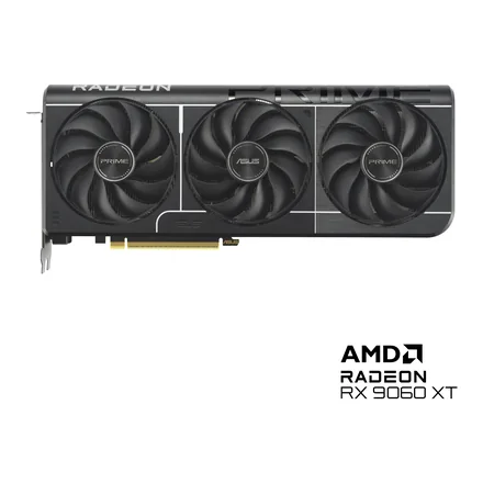ASUS Prime Radeon RX 9060 XT OC 16GB ekran kartı – üretici görseli