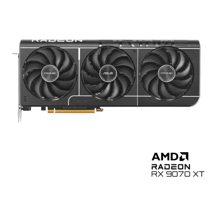 ASUS Prime Radeon RX 9070 XT OC 16GB ekran kartı – üretici görseli