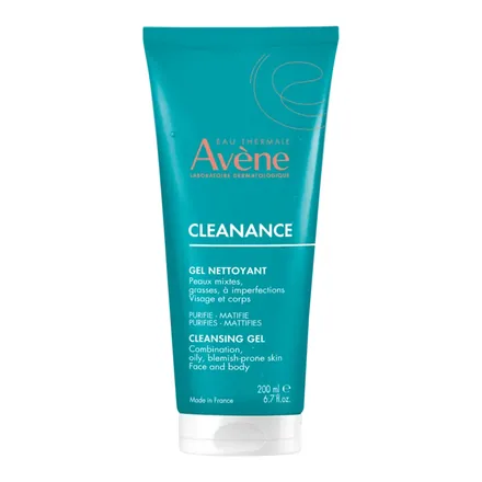 Avène Cleanance Temizleme Jeli 200 ml tüp – üretici görseli