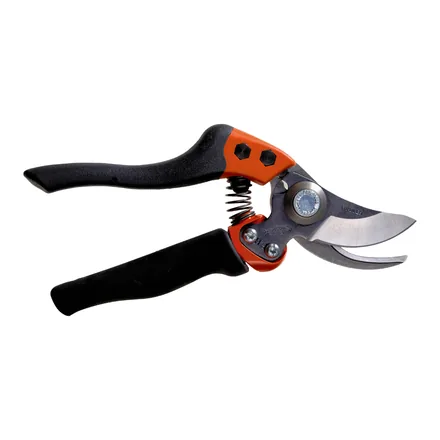 Bahco PXR-M2 döner saplı ergonomik budama makası, siyah ve turuncu