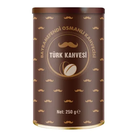 Bayramefendi Osmanlı Kahvecisi Türk Kahvesi 250 g teneke kutu