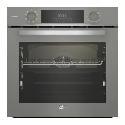 Beko BFC 431 G gri cam buhar destekli ankastre fırın (setin fırını)