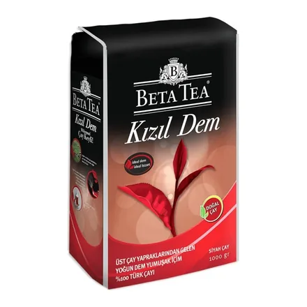 Beta Tea Kızıl Dem Türk Çayı 1000 g dökme çay paketi