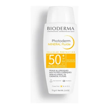 Bioderma Photoderm Mineral Fluide SPF50+ beyaz şişe