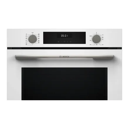 Bosch Serie 4 HUA717BV0T beyaz buhar destekli ankastre fırın (setin fırını)