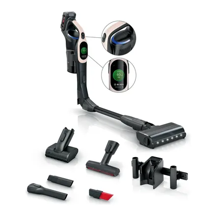 Bosch Unlimited 10 BBS1041RBA şarjlı dikey süpürge ve aksesuarları