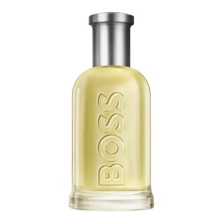 BOSS Bottled Eau de Toilette 100 ml sarımsı cam erkek parfüm şişesi