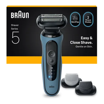 Braun Series 5 52-A1650s folyo tıraş makinesi, sakal düzeltici ve vücut bakım başlıkları