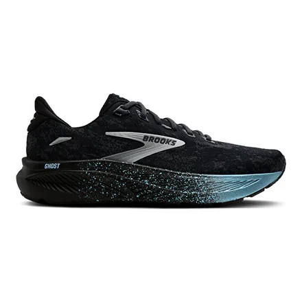 Brooks Ghost 18 erkek siyah yol koşu ayakkabısı
