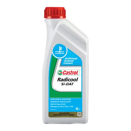 Castrol Radicool Si-OAT silikatlı organik antifriz 1 litre ambalaj