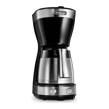 De’Longhi ICM16710 filtre kahve makinesi, paslanmaz çelik termal karaflı