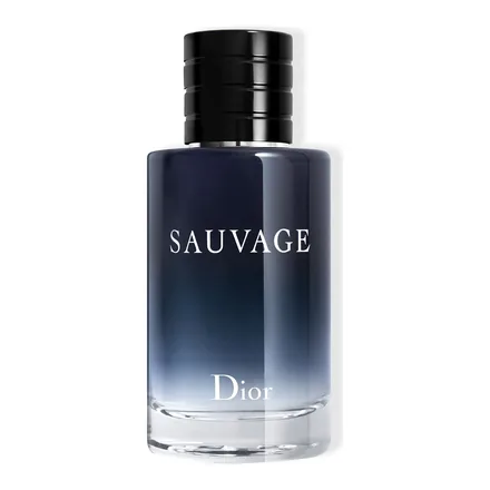 Dior Sauvage Eau de Toilette 100 ml lacivert geçişli erkek parfüm şişesi