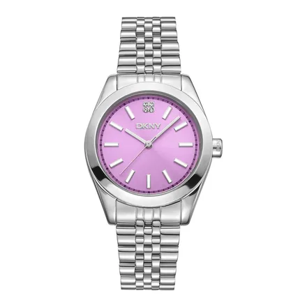 DKNY DK1L029M0045 pembe kadranlı çelik bilezikli kadın kol saati