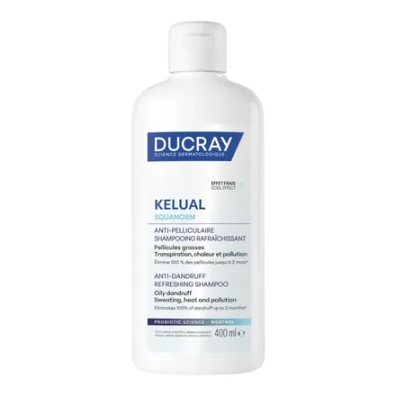Ducray Kelual Squanorm Kepek Karşıtı ve Ferahlatıcı Şampuan 400 ml şişe
