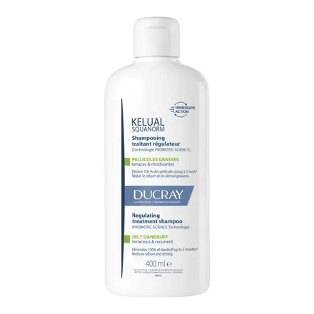 Ducray Kelual Squanorm Yağlı Kepek Karşıtı Şampuan 400 ml şişe