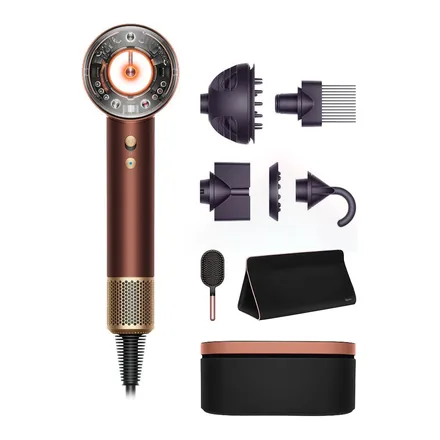 Dyson Supersonic Nural saç kurutma makinesi ve başlıkları, Plum Copper