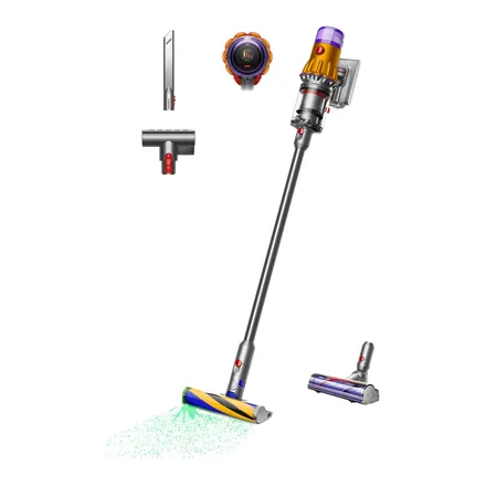 Dyson V12 Detect Slim Absolute kablosuz dikey süpürge ve başlıkları