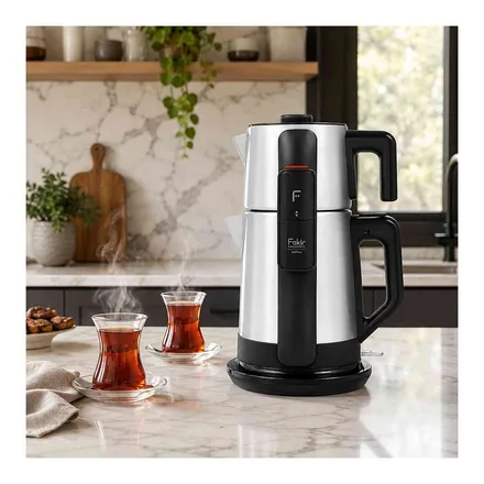 Fakir Selftea otomatik demlemeli paslanmaz çelik çay makinesi