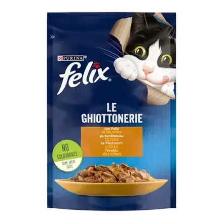 Felix Agail jöle içinde tavuklu yaş kedi maması poşeti