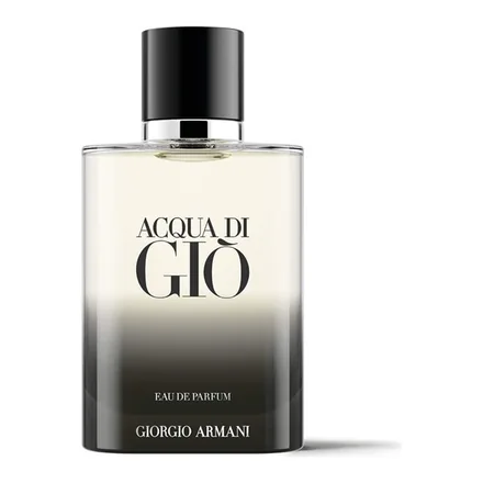 Giorgio Armani Acqua di Giò Eau de Parfum 100 ml şeffaf-siyah geçişli erkek parfüm şişesi
