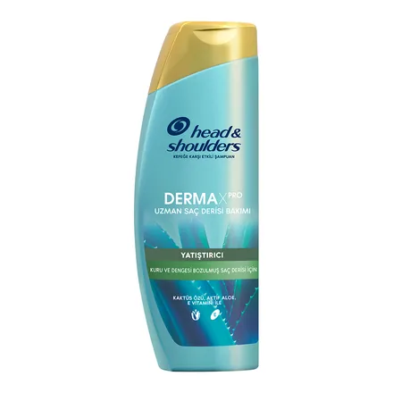 Head and Shoulders Derma X Pro Yatıştırıcı Kepek Karşıtı Şampuan şişesi