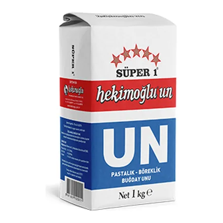 Hekimoğlu Süper 1 pastalık böreklik buğday unu 1 kg paketi