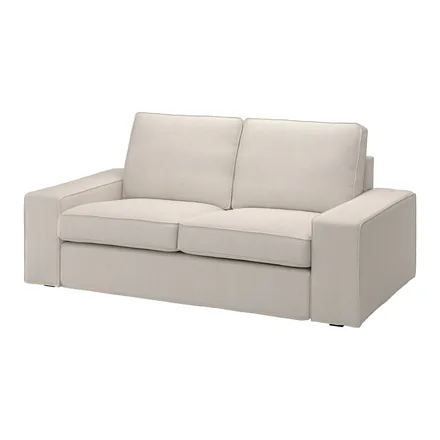 IKEA KIVIK 2’li kanepe, Tresund açık bej kılıflı