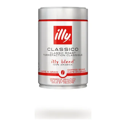 illy Classico orta kavrulmuş çekirdek kahve 250 g teneke kutu