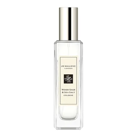 Jo Malone London Wood Sage & Sea Salt Cologne beyaz etiketli cam şişe