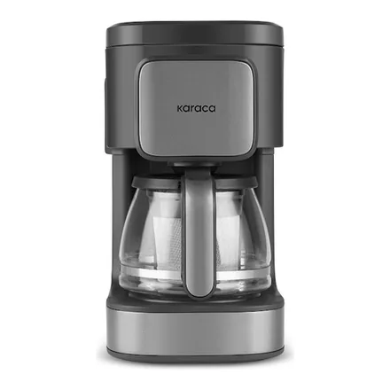 Karaca Just Coffee Aroma 2 in 1 filtre kahve ve çay demleme makinesi, Space Gray