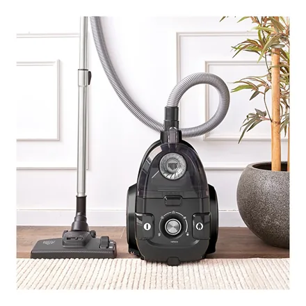 Karaca Vantuz High Force F2 Matte Black Silver torbasız elektrikli süpürge