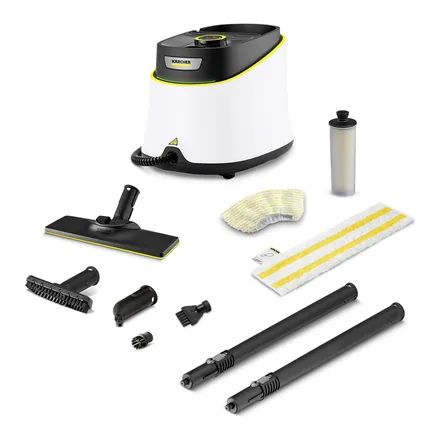 Kärcher SC 3 Deluxe silindir tip buharlı temizleyici ve aksesuarları
