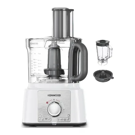Kenwood MultiPro Express FDP65.450WH beyaz mutfak robotu, 3 litre hazne ve blender
