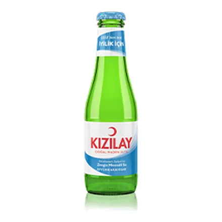 Kızılay Afyonkarahisar Sade Doğal Maden Suyu 200 ml cam şişe