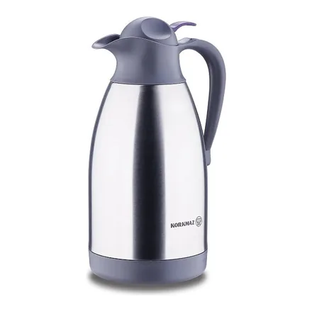 Korkmaz Satina A749-01 2 litre kulplu çelik termos – üretici görseli