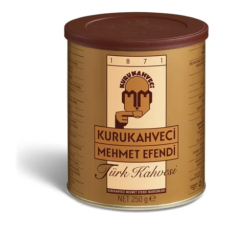 Kurukahveci Mehmet Efendi Türk Kahvesi 250 g teneke kutu