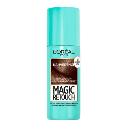 L'Oréal Paris Magic Retouch kahverengi beyaz dip kapatıcı sprey